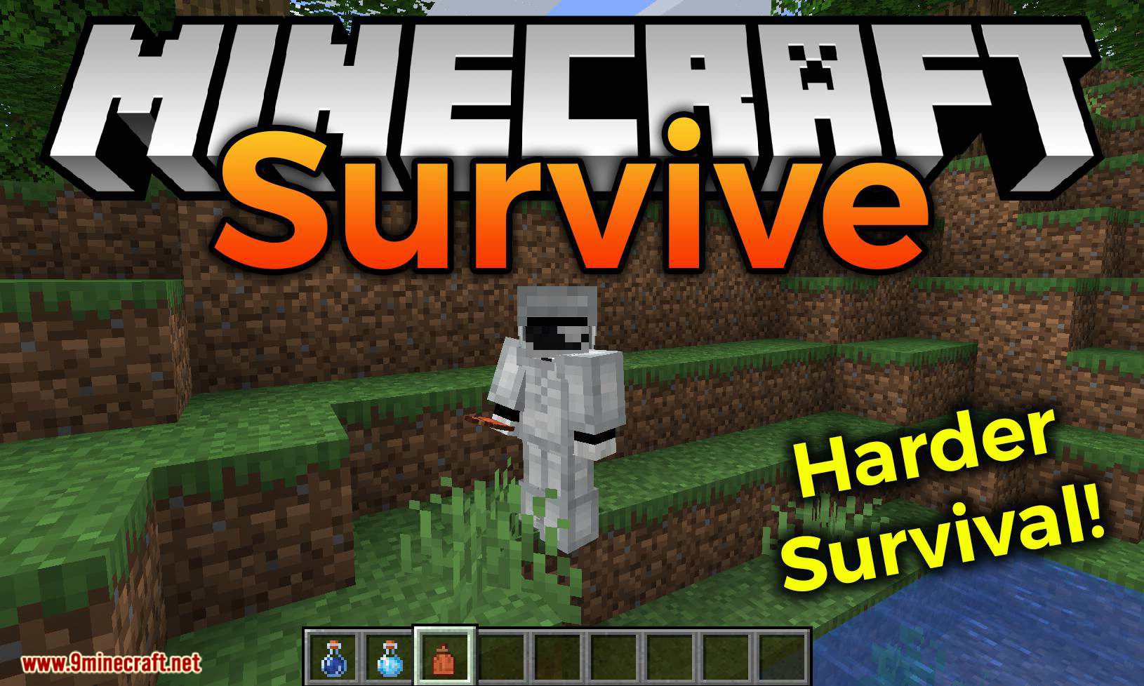 Survive mod for minecraft logo