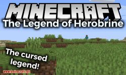 The Legend of Herobrine mod for minecraft logo