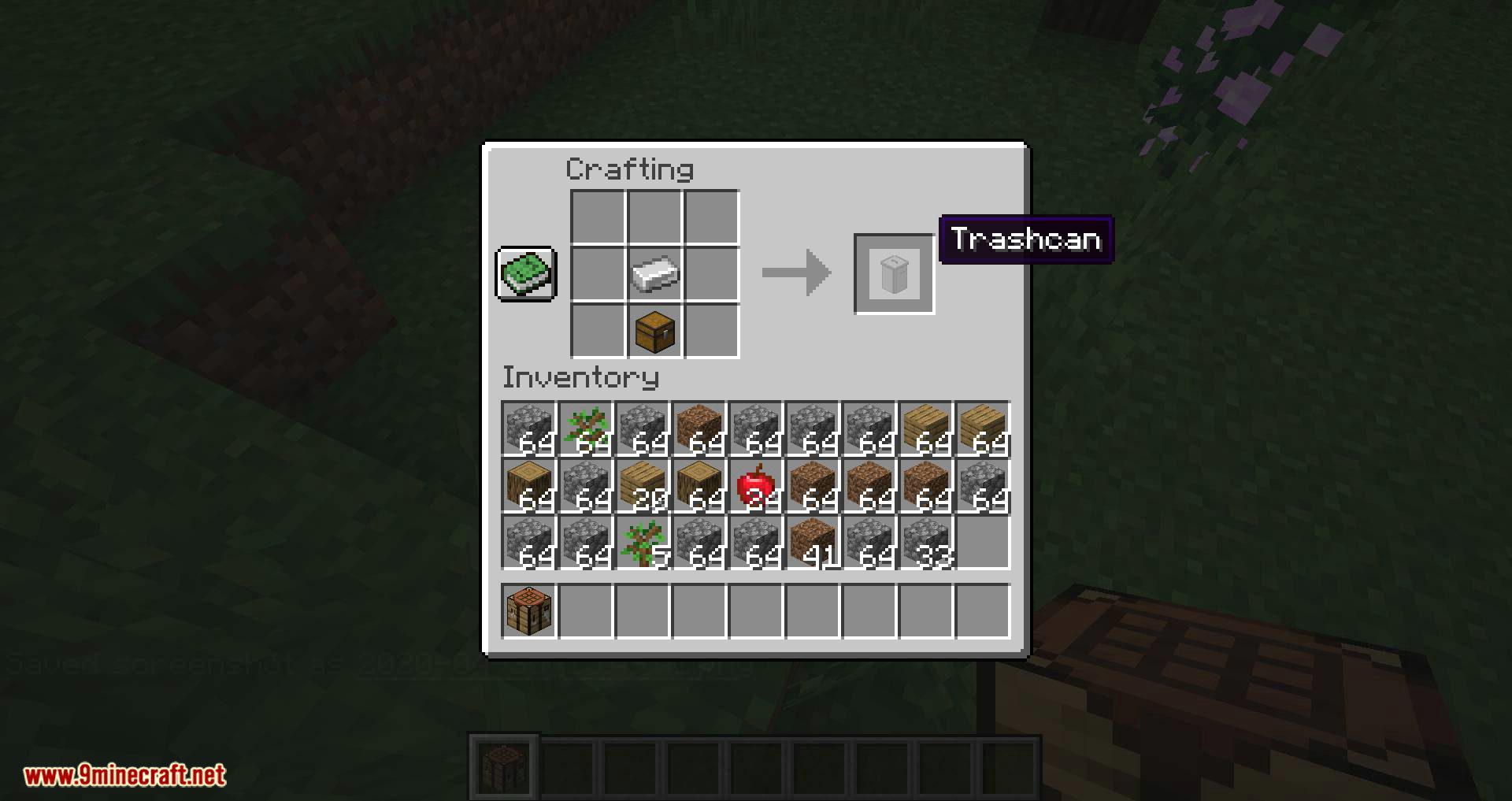 Trash mod for minecraft 04