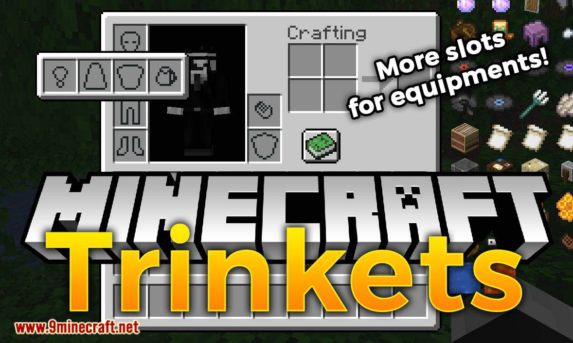 Trinkets (Fabric) mod for minecraft logo