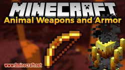 Animal Weapons and Armor mod for minecraft logo
