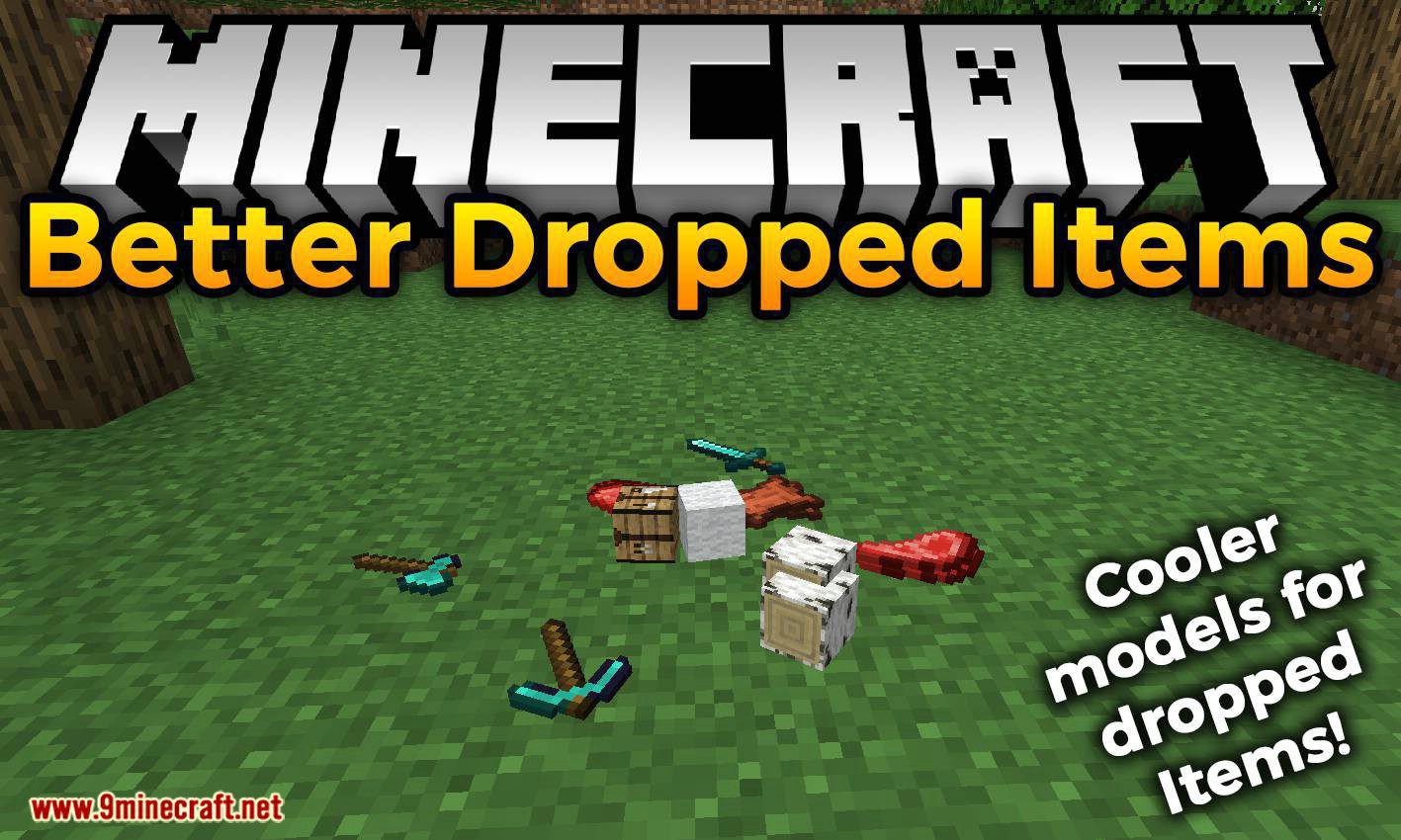 Better Dropped Items mod for minecraft logo