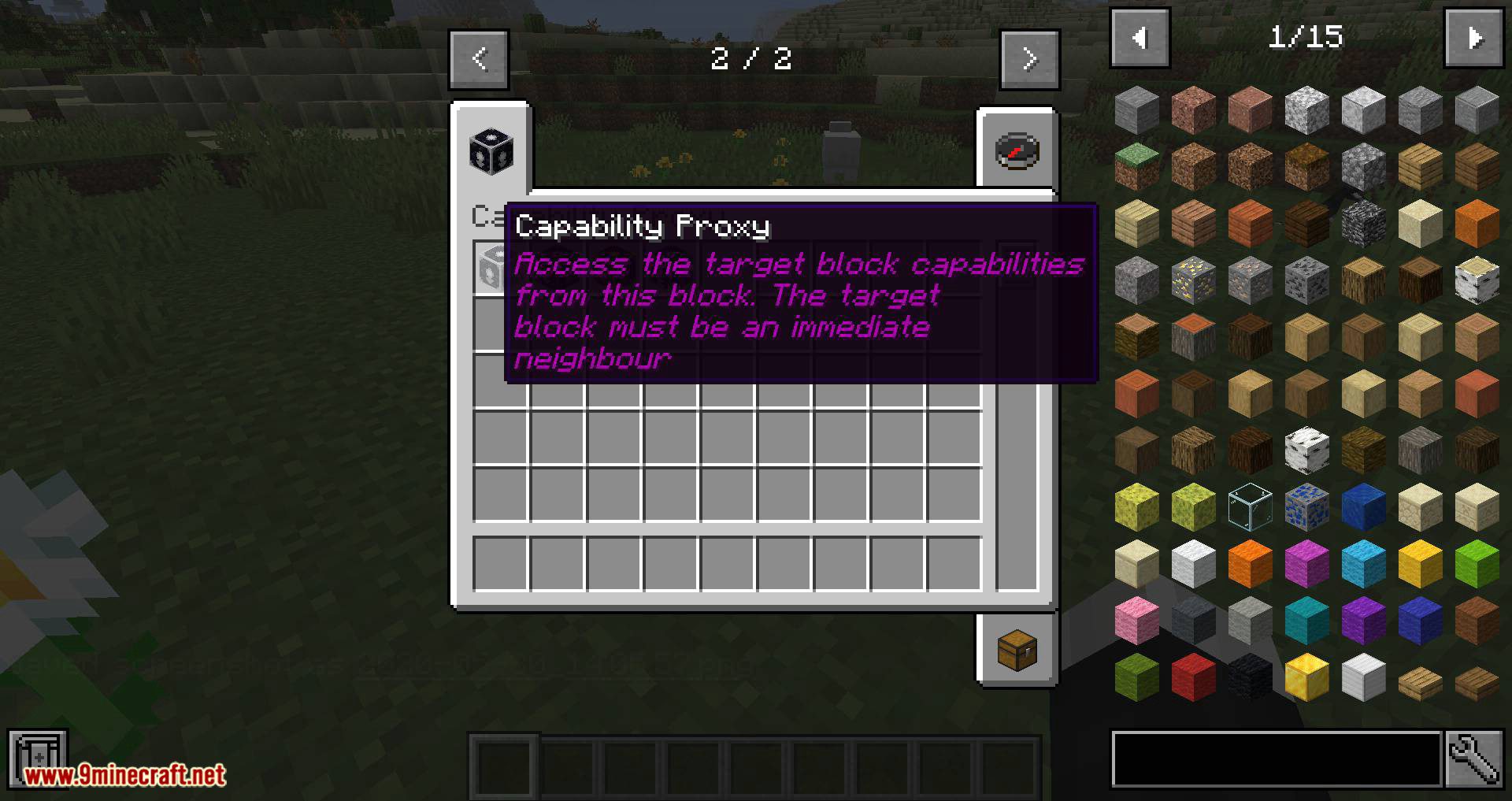 CapabilityProxy mod for minecraft 10