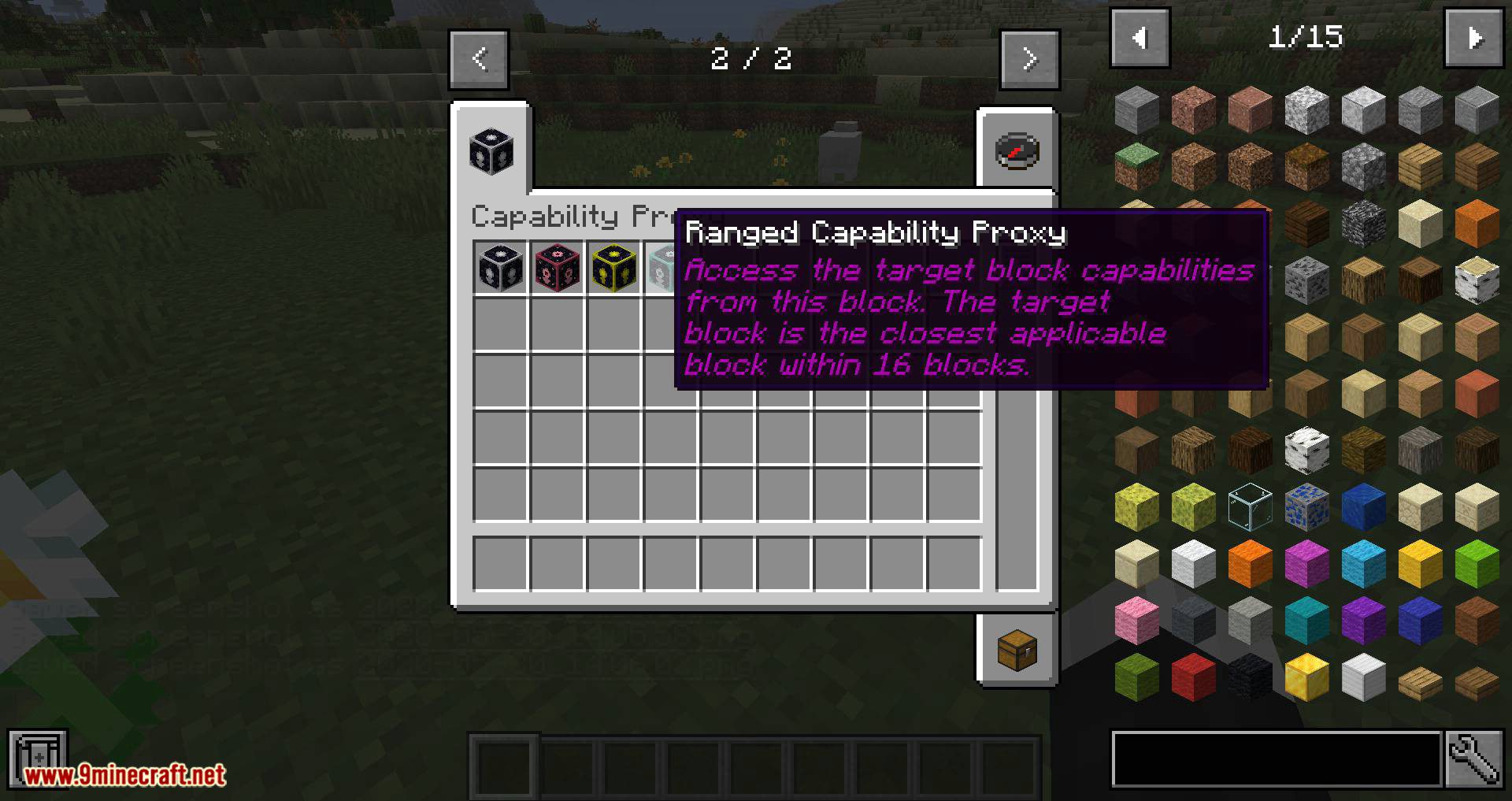 CapabilityProxy mod for minecraft 12