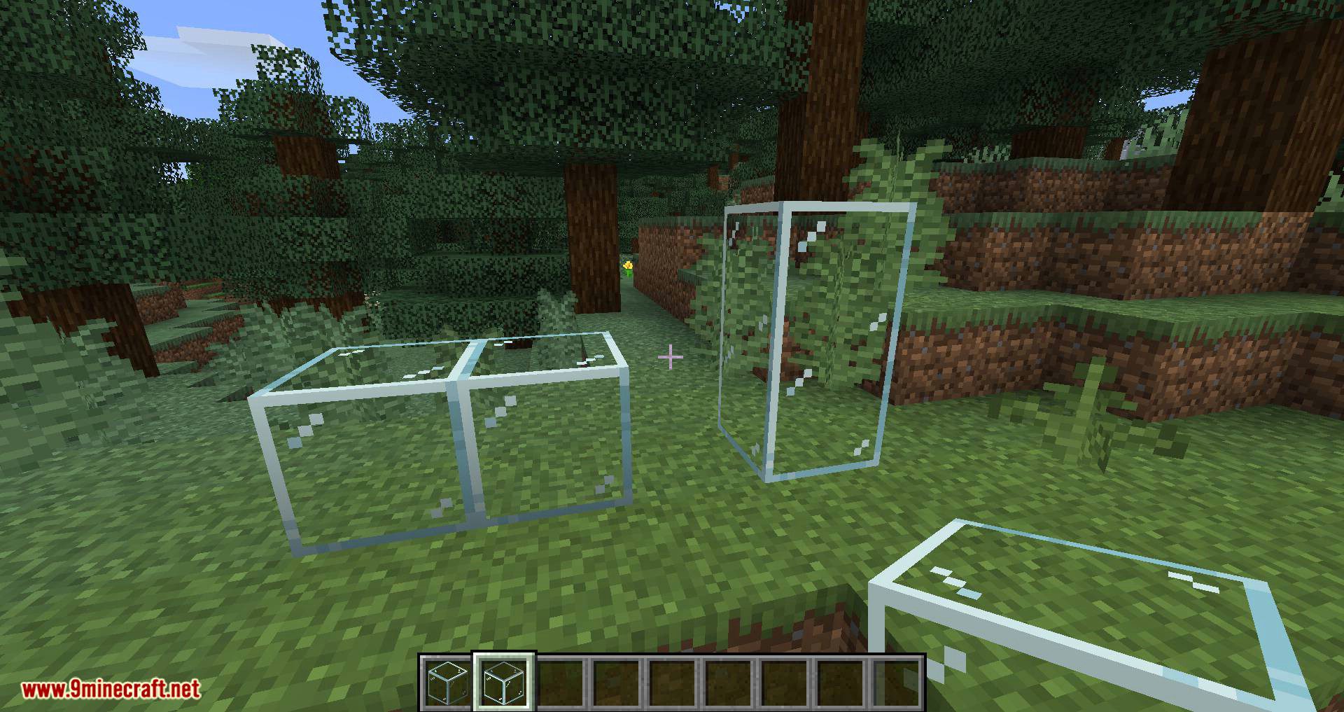 Connected Glass mod for minecraft 05