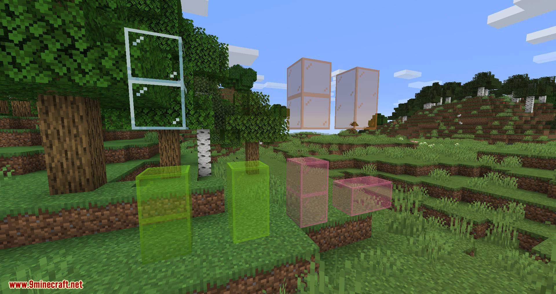Connected Glass mod for minecraft 06