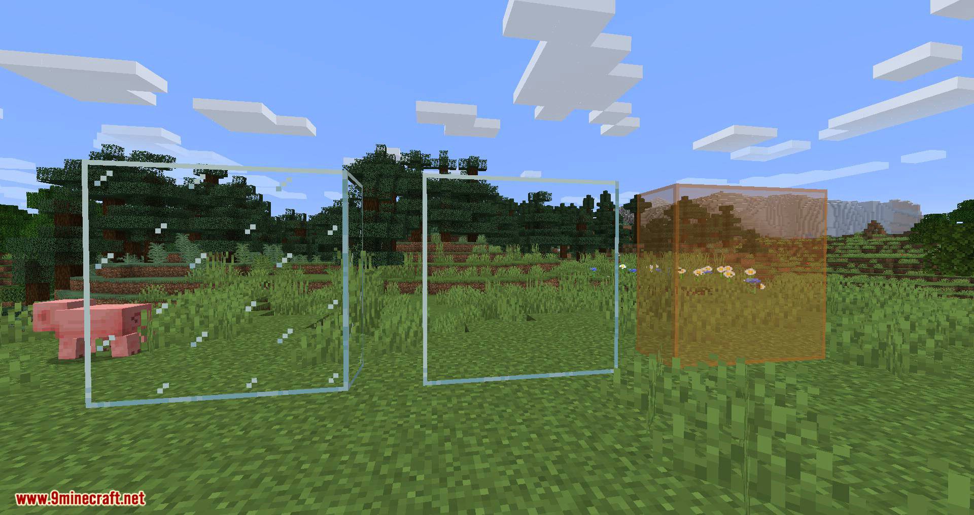 Connected Glass mod for minecraft 08