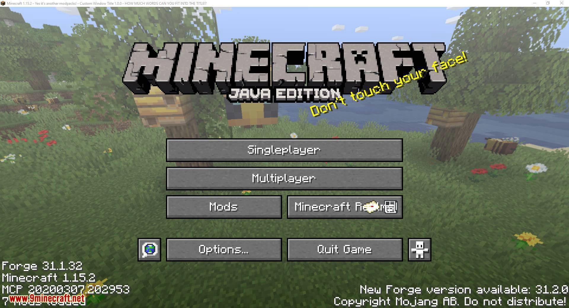 Custom Window Title mod for minecraft 08