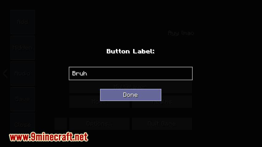 FancyMenu mod for minecraft 05