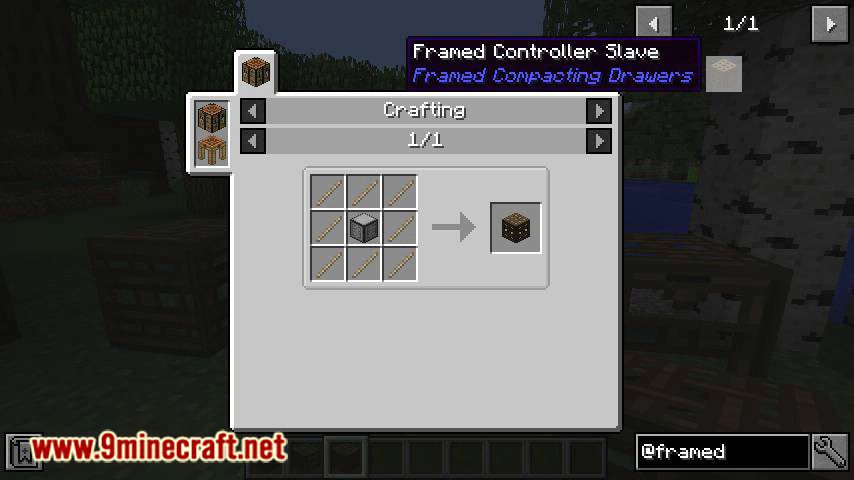 Framed Compacting Drawers mod for minecraft 03