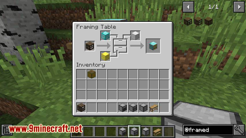 Framed Compacting Drawers mod for minecraft 08