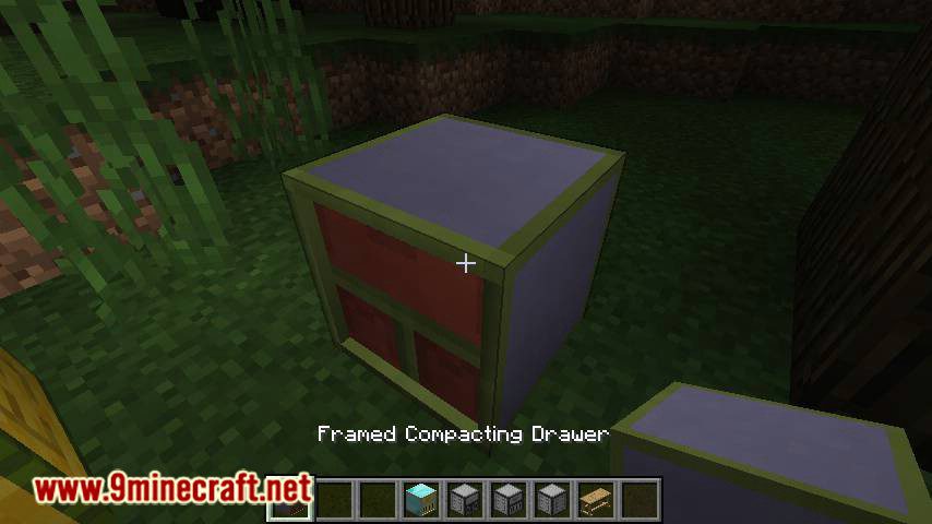 Framed Compacting Drawers mod for minecraft 11