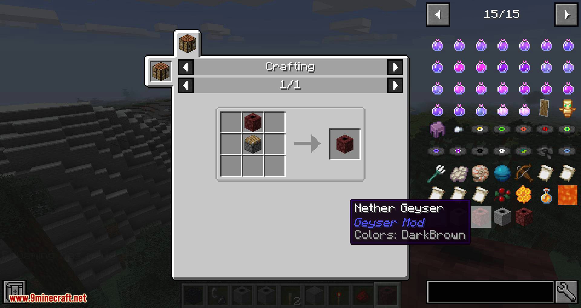 Geyser mod for minecraft 11