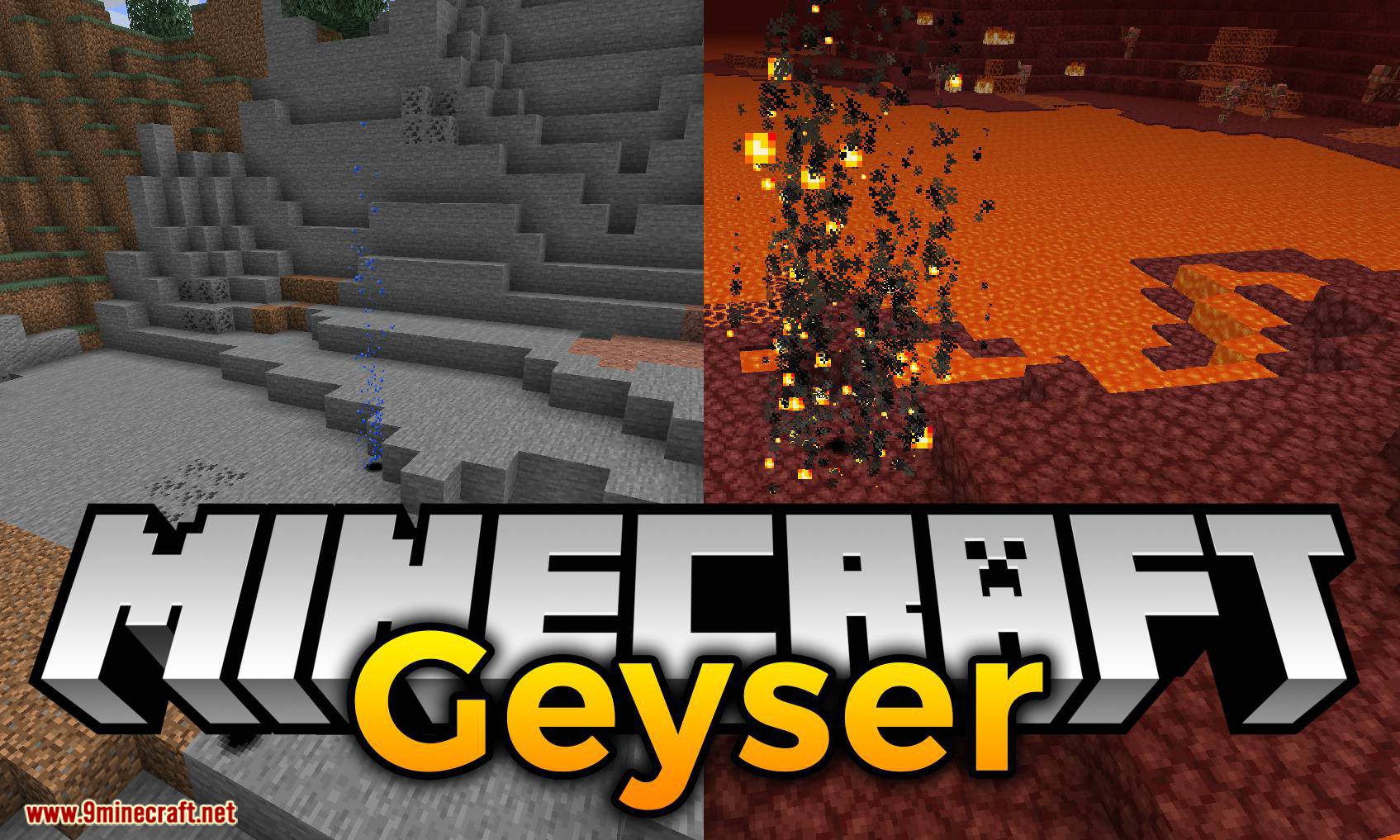 Geyser mod for minecraft logo