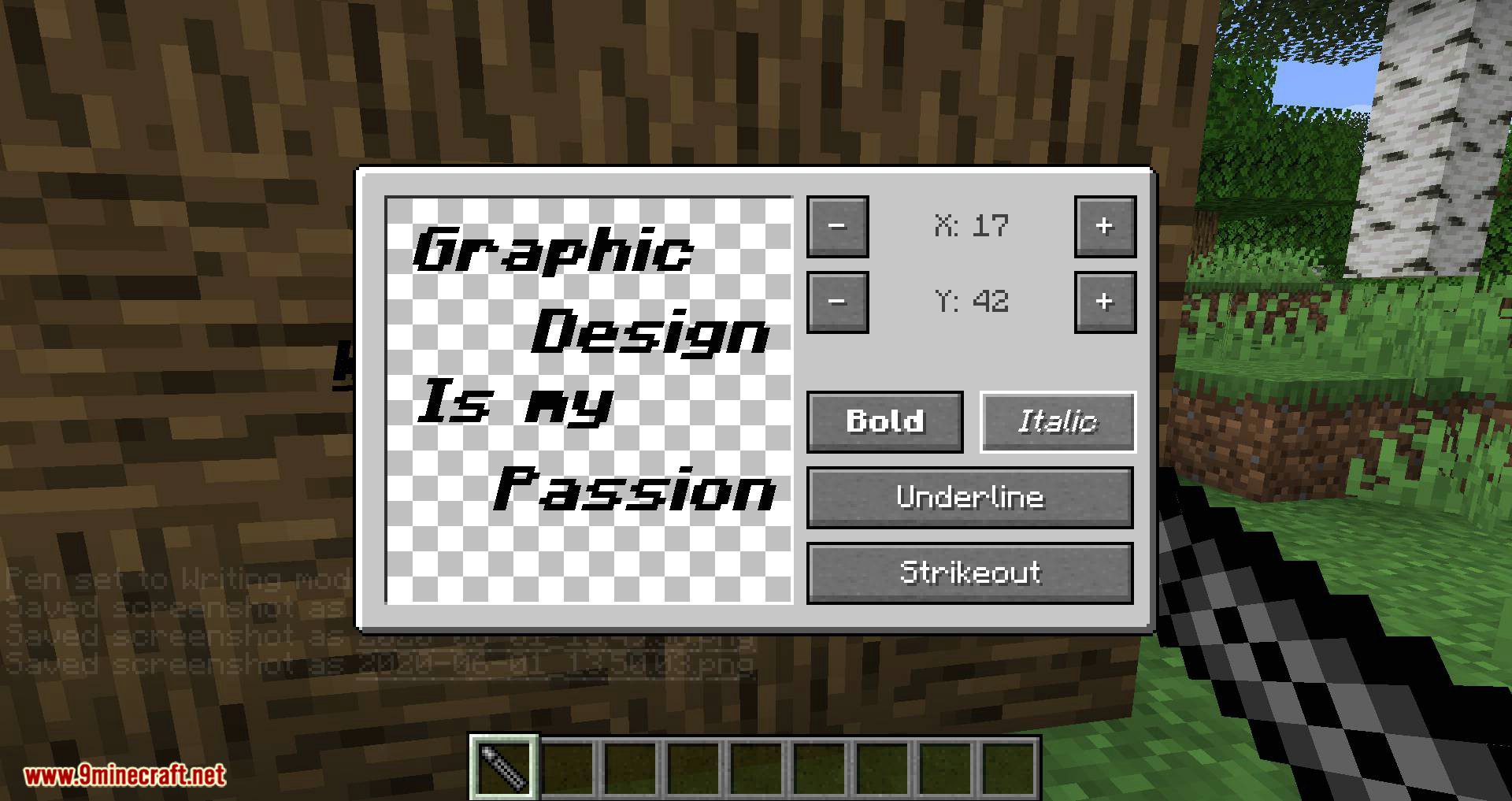 Graffiti mod for minecraft 08