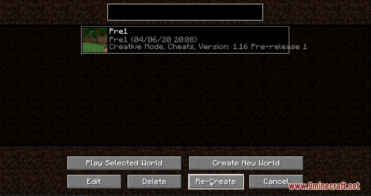 Minecraft 1.16 Pre-Release 1 Screenshots 1