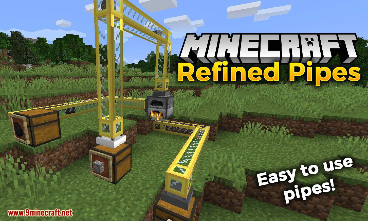 Refined Pipes Mod 1 18 2 1 16 5 Easy To Use Pipes 9minecraft Net