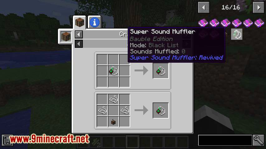 Super Sound Muffler Revived mod for minecraft 12