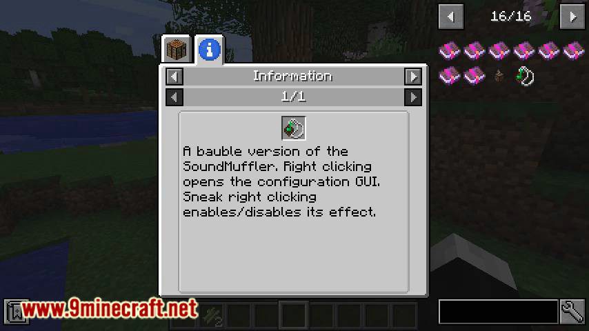 Super Sound Muffler Revived mod for minecraft 13