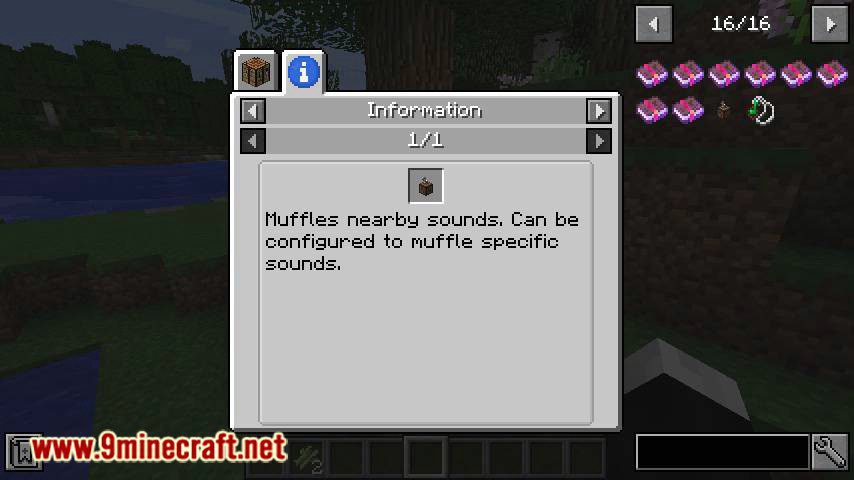 Super Sound Muffler Revived mod for minecraft 14