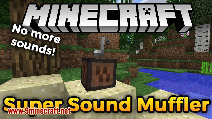 Super Sound Muffler Revived mod for minecraft logo