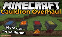 Cauldron Overhaul mod for minecraft logo