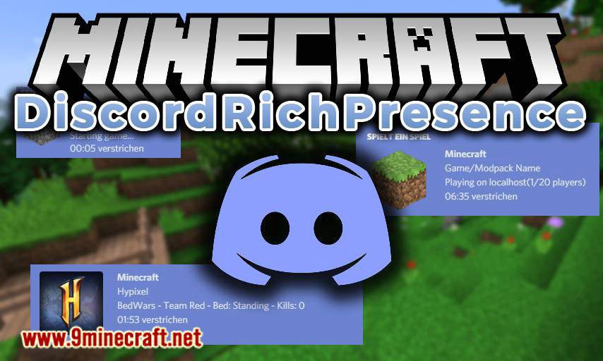 DiscordRichPresence mod for minecraft logo