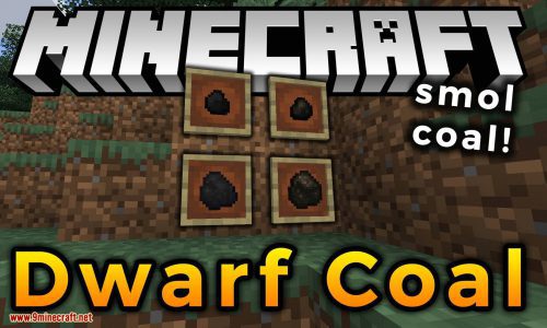 Dwarf Coal mod for minecraft logo