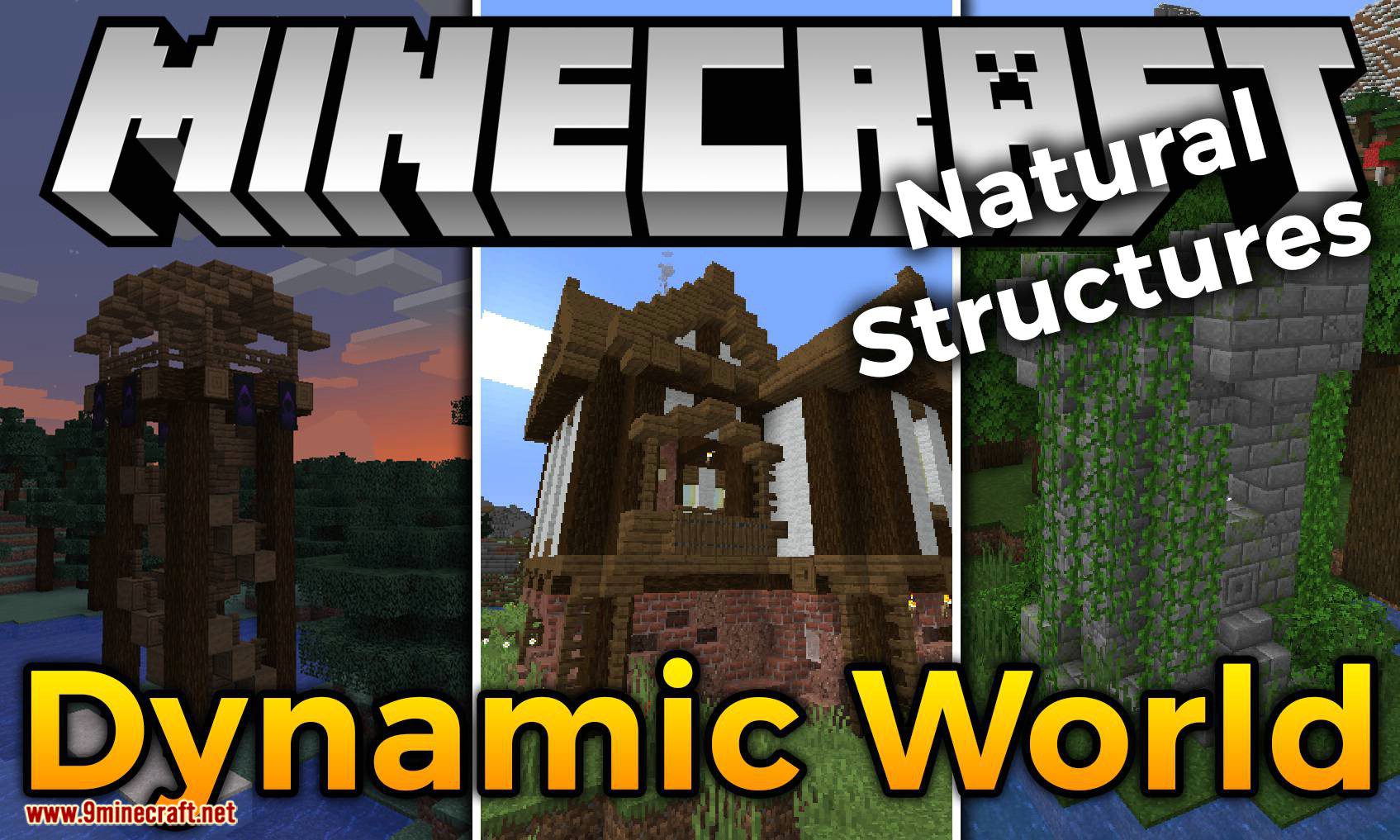 Dynamic World mod for minecraft logo