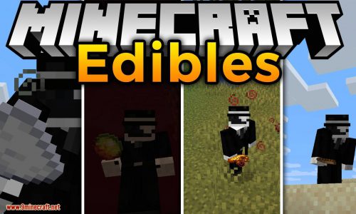 Edibles mod for minecraft logo