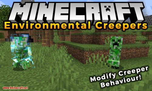 Environmental Creepers mod for minecraft logo