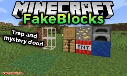 FakeBlocks mod for minecraft logo