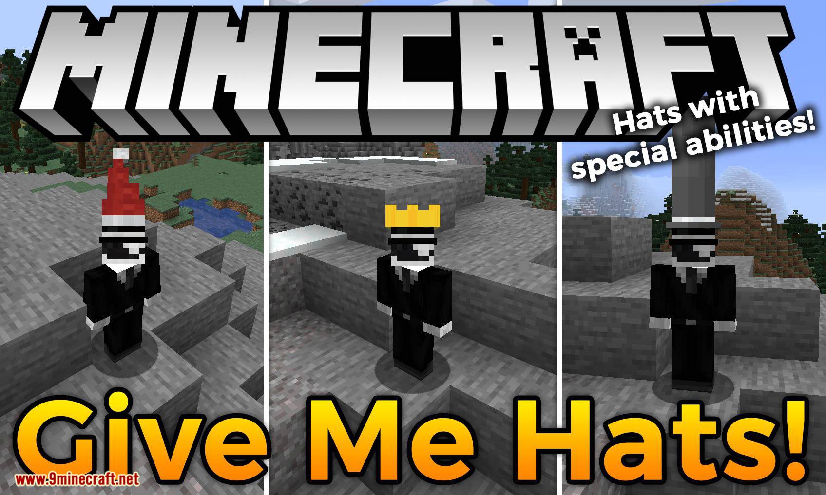 Give Me Hats Mod 1 17 1 1 16 5 Hats With Special Abilities 9minecraft Net