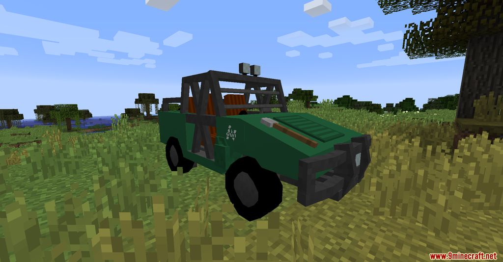 MineJurassic Vehicles Mod Screenshots 3