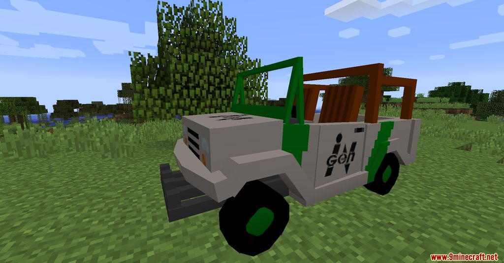 MineJurassic Vehicles Mod Screenshots 4