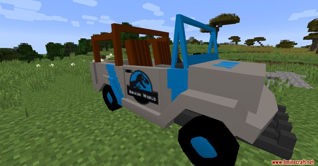 MineJurassic Vehicles Mod Screenshots 5