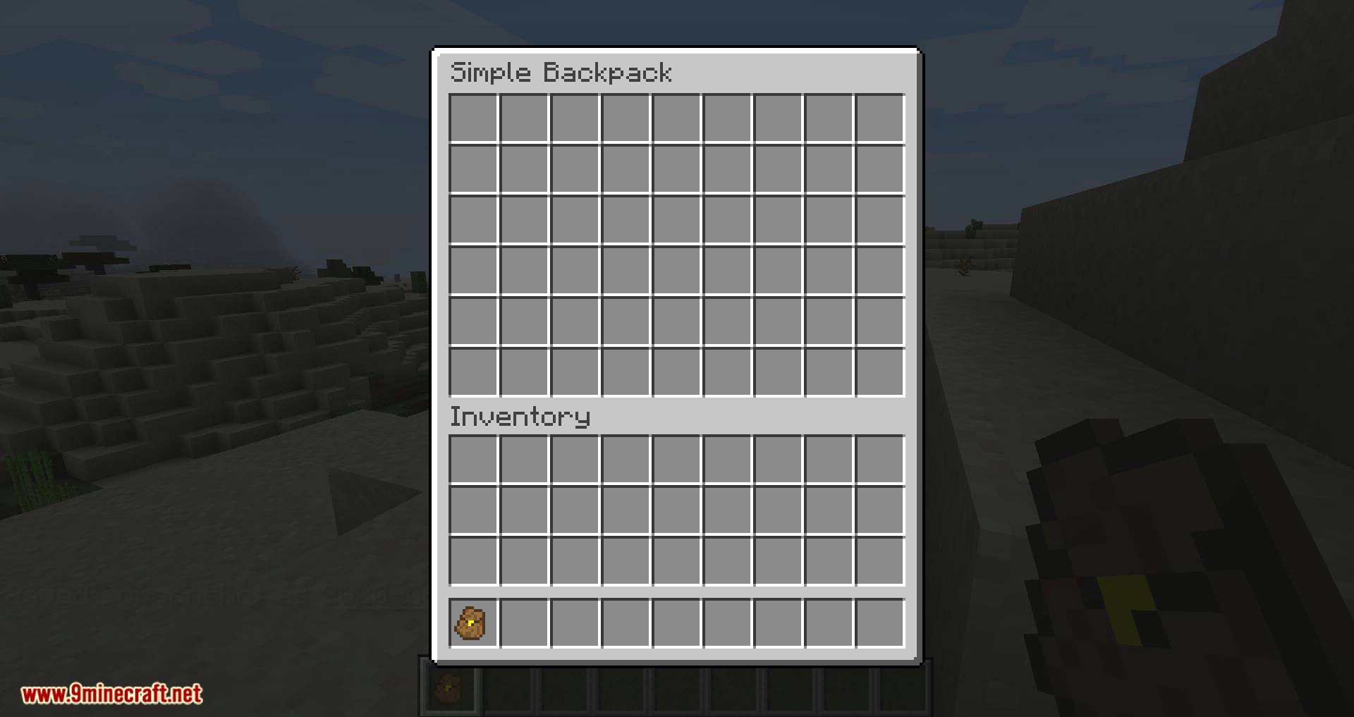 Simple Backpack mod for minecraft 02