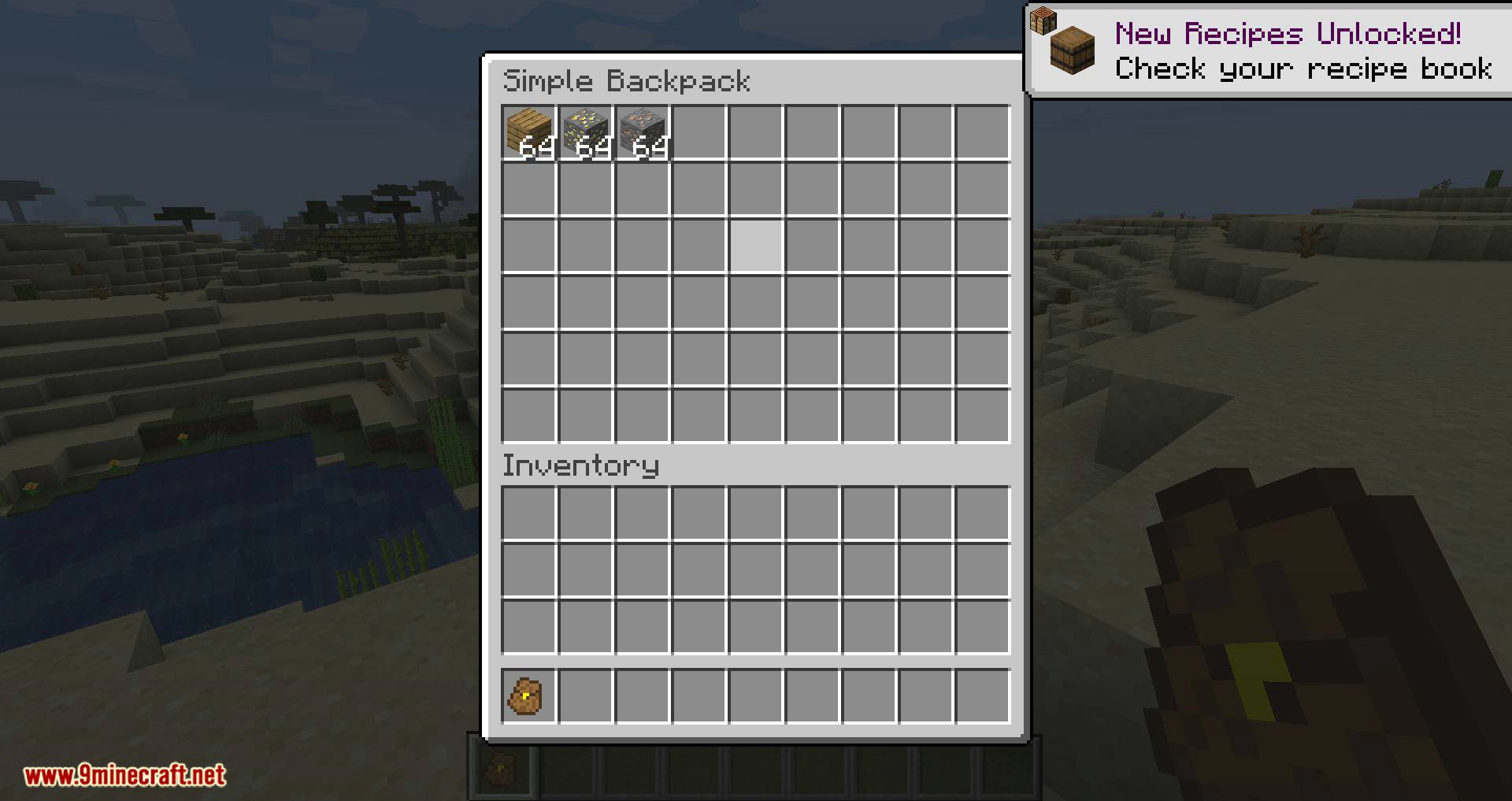 Simple Backpack mod for minecraft 03