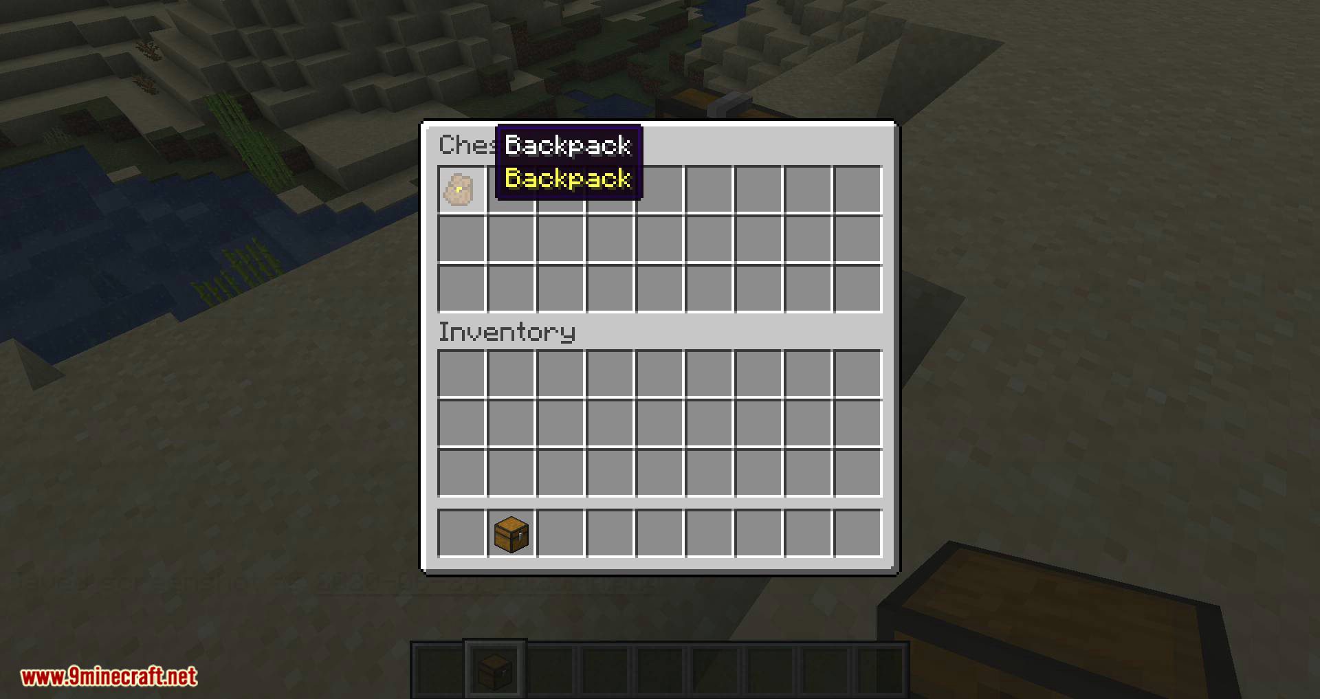 Simple Backpack mod for minecraft 04