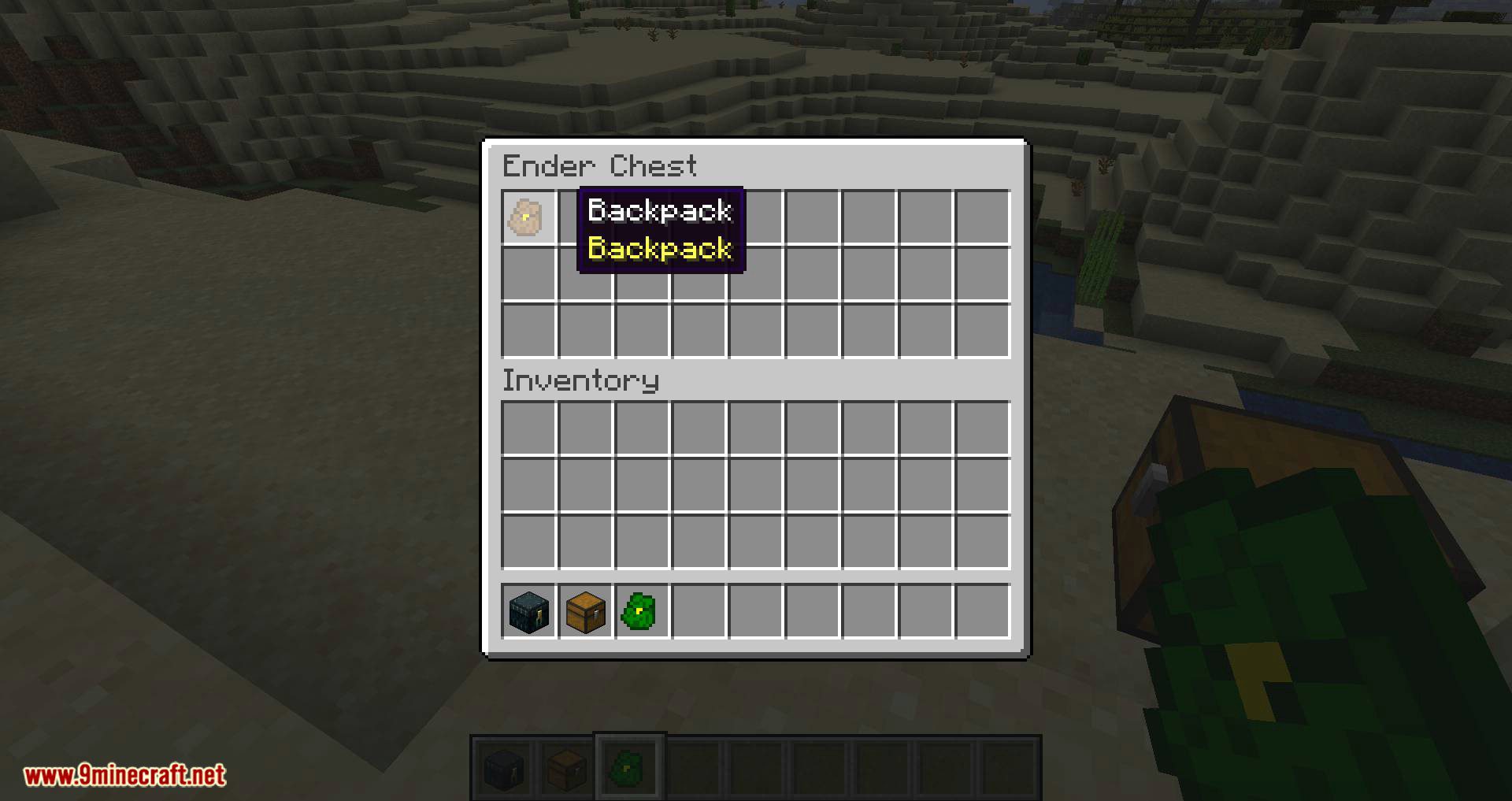 Simple Backpack mod for minecraft 05