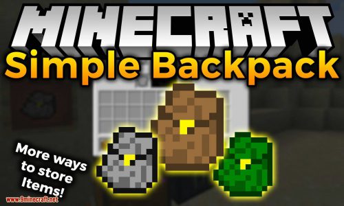 Simple Backpack mod for minecraft logo