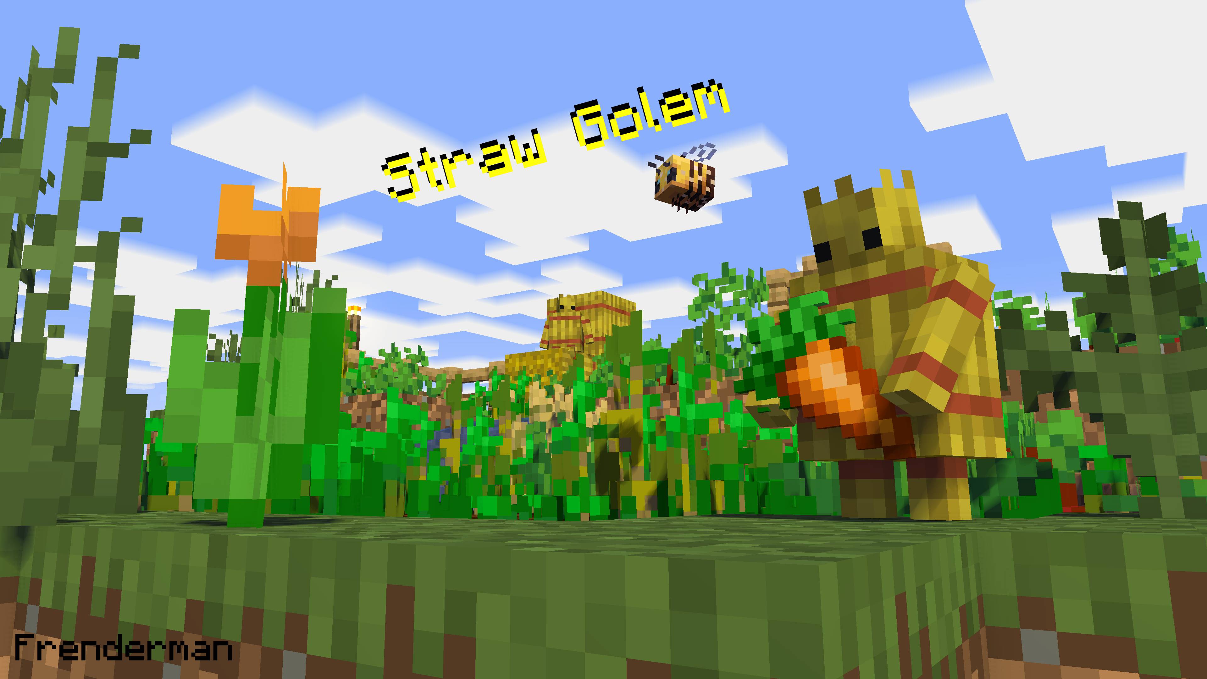 Straw Golem Reborn mod for minecraft 21