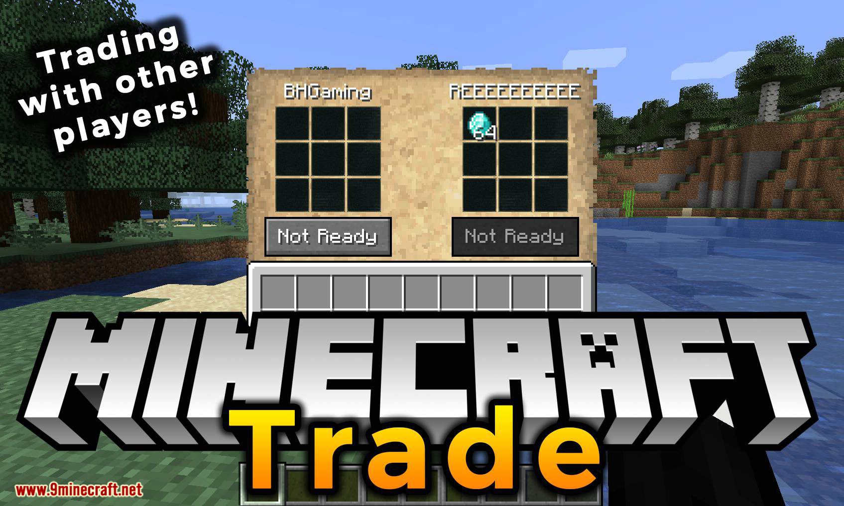 Trade mod for minecraft logo