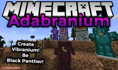 Adabranium mod for minecraft logo