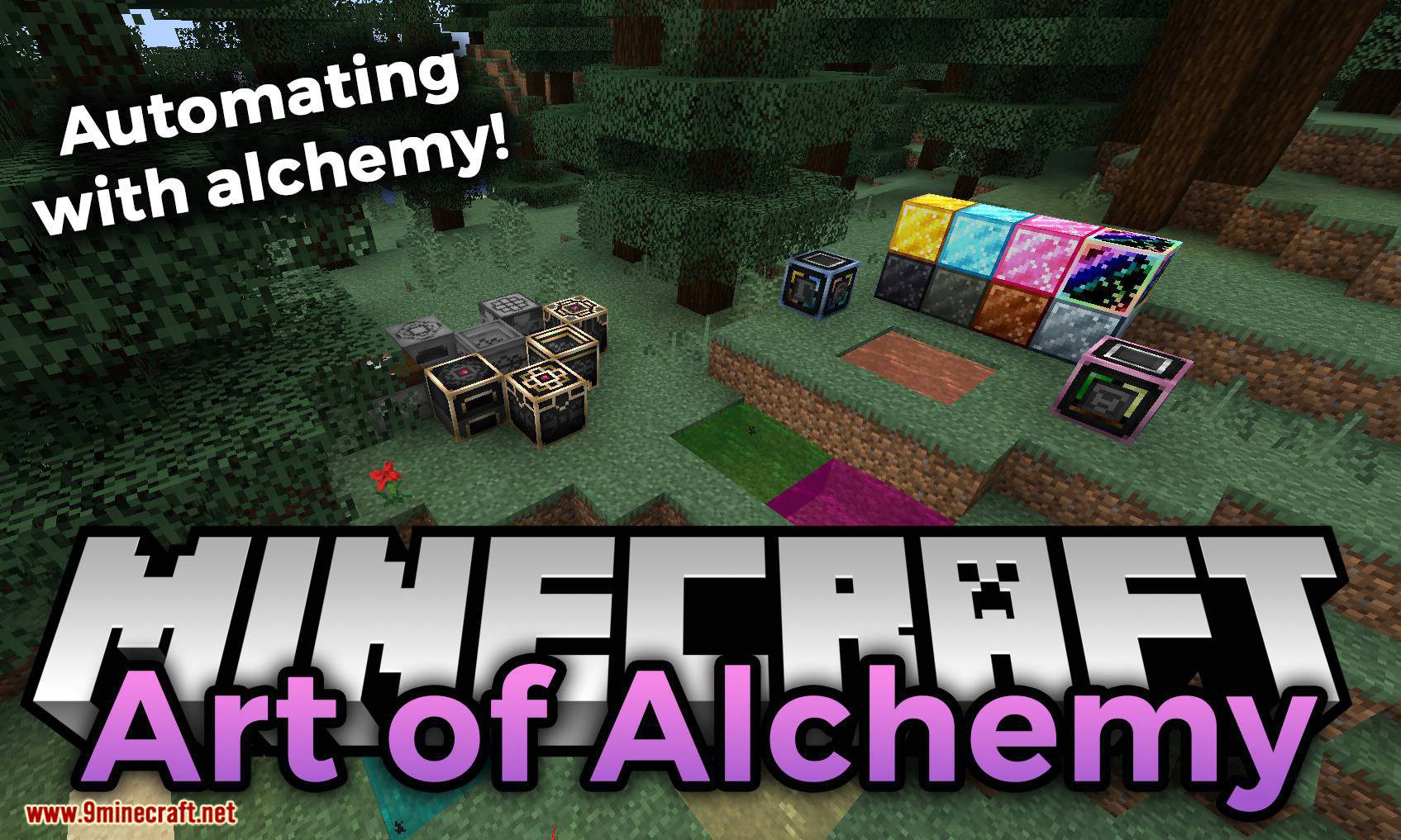 Art of Alchemy mod for minecraft logo