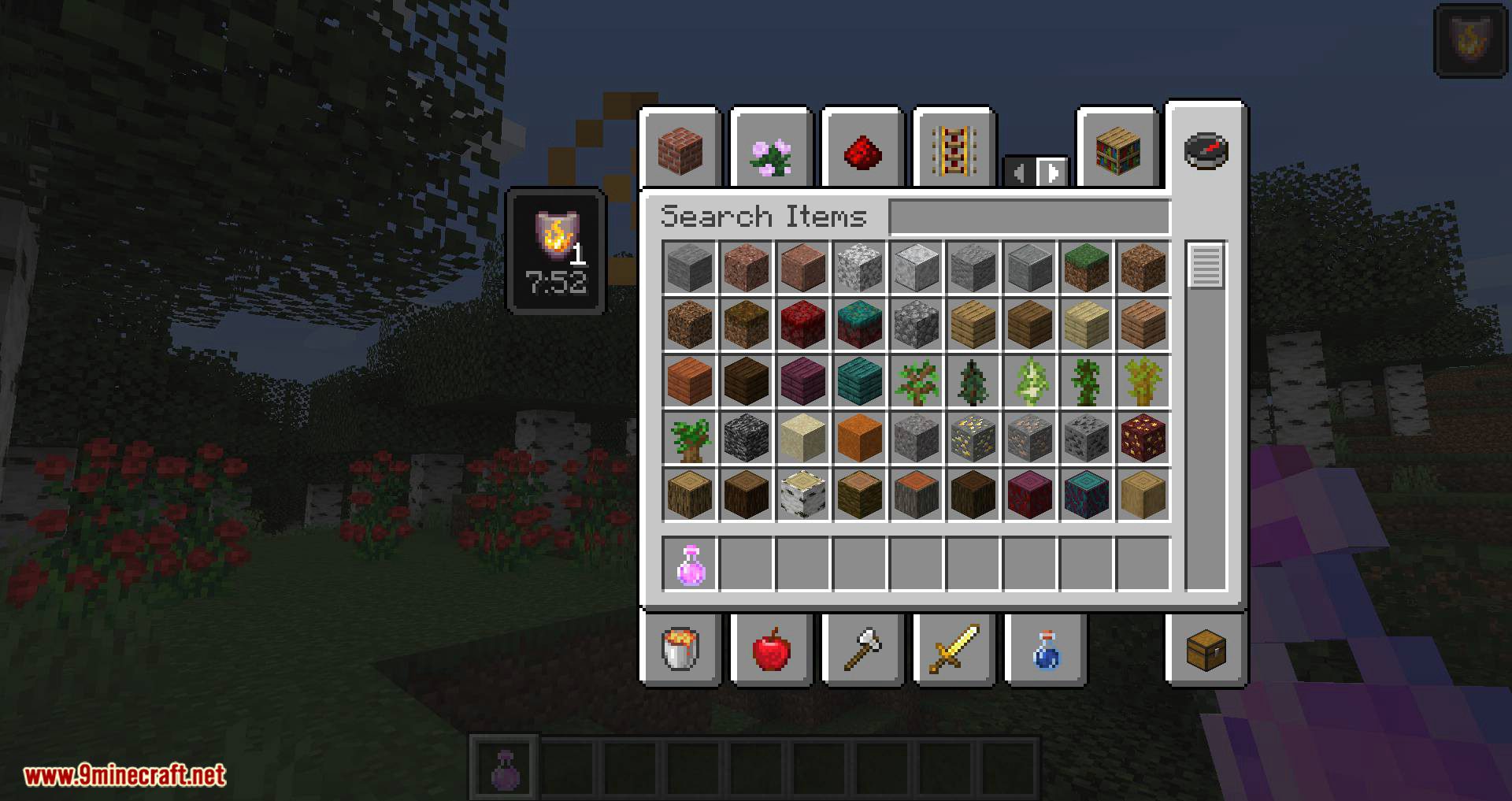 Compact Status Effects mod for minecraft 03