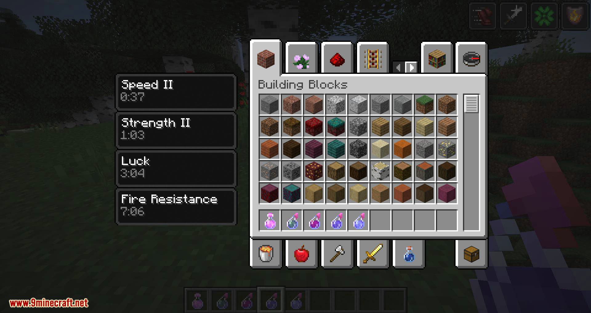 Compact Status Effects mod for minecraft 08
