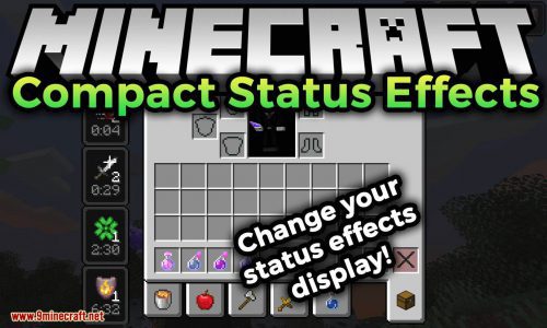 Compact Status Effects mod for minecraft logo