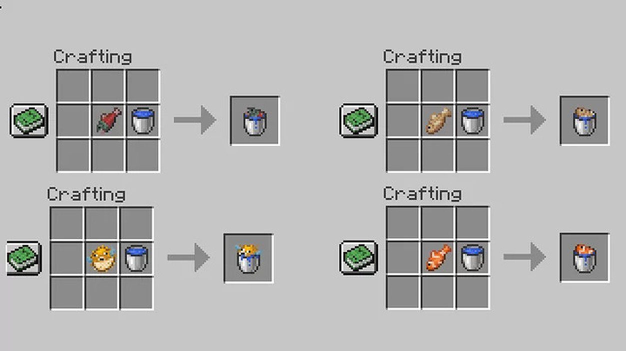 Fish in a bucket Data Pack Recipe