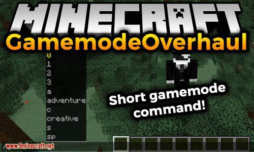 GamemodeOverhaul mod for minecraft logo